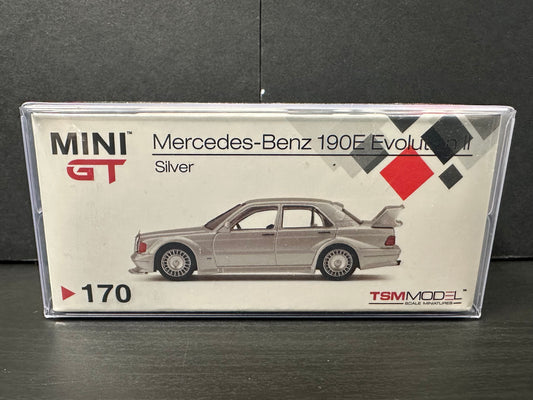 Mini GT Mercedes-Benz 190E Evolution - Silver #170