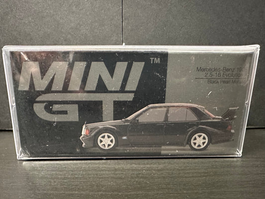 Mini GT Mercedes-Benz 190E 2.5-16 Evolution II - Black Pearl Metallic #164