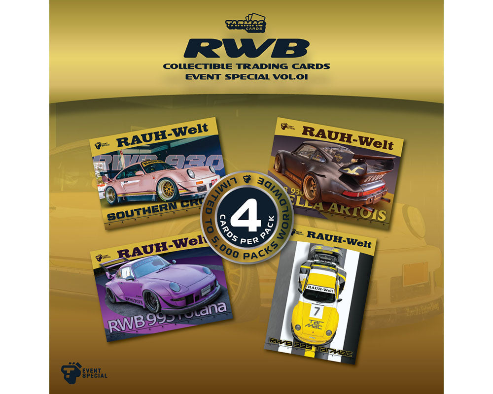 (Preorder) Tarmac Cards RWB Event Special Edition Collectible Trading Cards Vol. 01 – Limited Edition