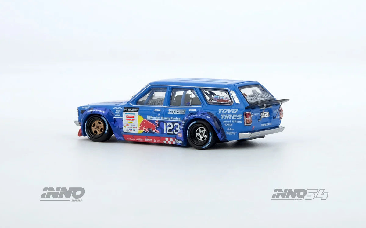 *PREORDER* INNO64 1:64 Mazda RX-3 Station Wagon MAD MIKE D1GP Series 2024