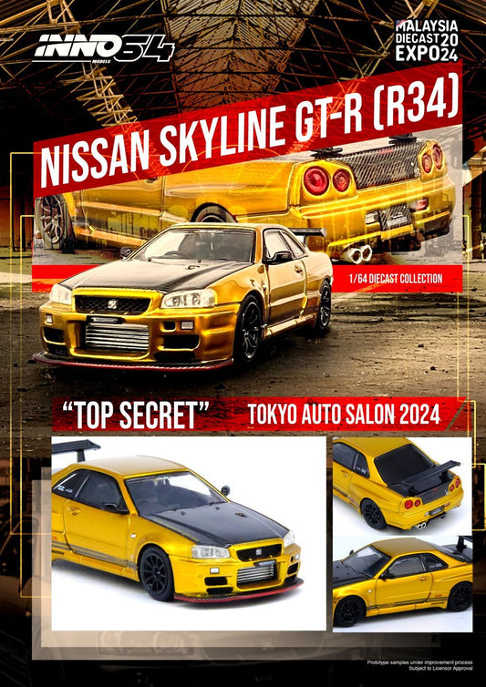 *Pre Order* Inno64 Nissan Skyline GT-R (R34) “Top Secret”