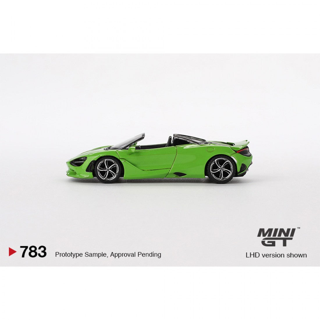 Mini GT McLaren 750S Spider Mantis Green RHD Diecast Scale Model Car