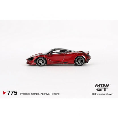 Mini GT McLaren 750S Amaranth Red RHD Diecast Scale Model Car