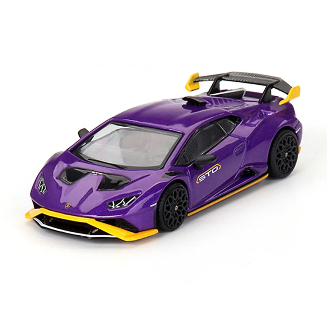 Mini GT Lamborghini Huracan STO Viola Pasifae RHD Diecast Scale Model Car