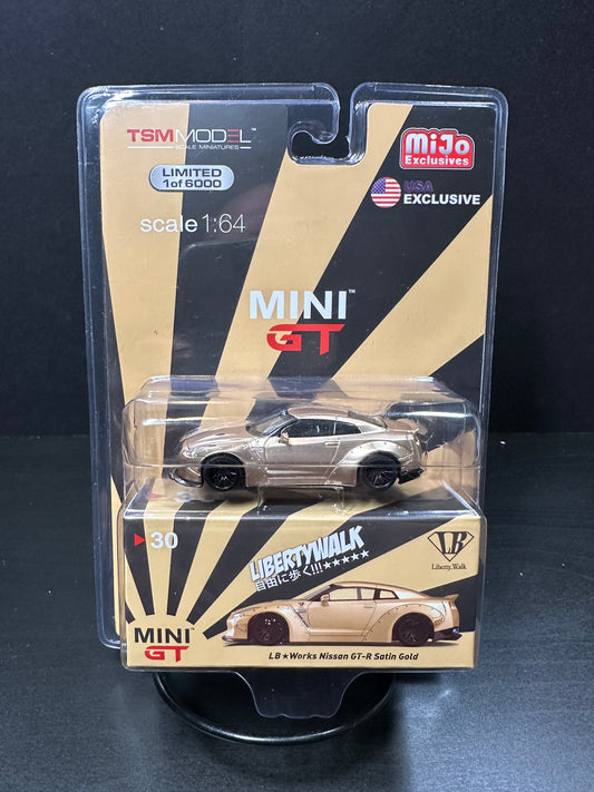 Mini GT LB Works Nissan GT-R Satin Gold